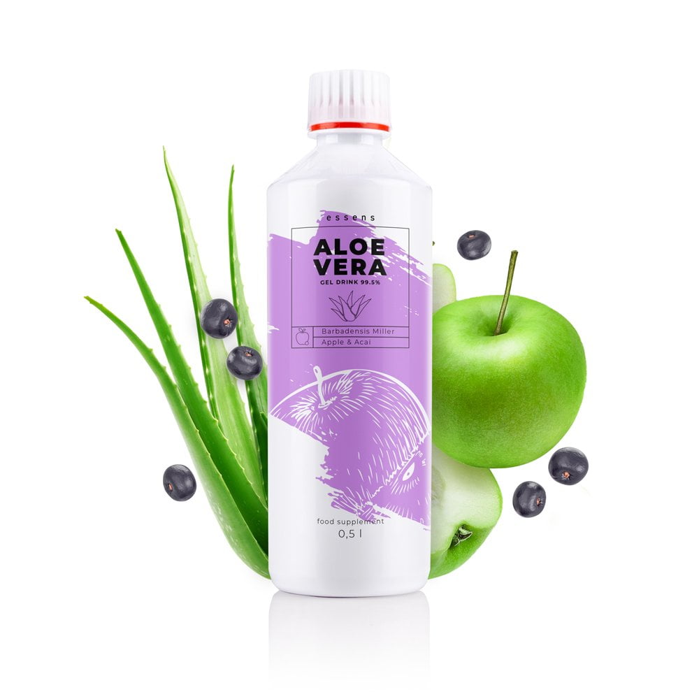 Essens Aloe Vera Gel Drink - Apple & Acai